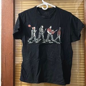 Classic horror characters tshirt